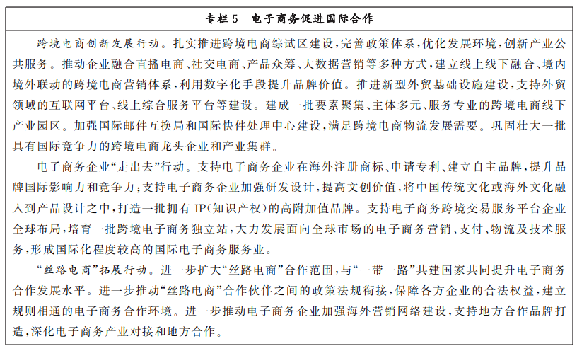 赢博体育商务部 主旨网信办 开展改动委闭于印发《“十四五”电子商务开展筹划》的闭照(图7)
